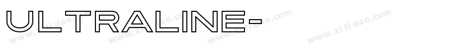 UltraLine字体转换