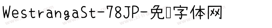 WestrangaSt-78JP字体转换
