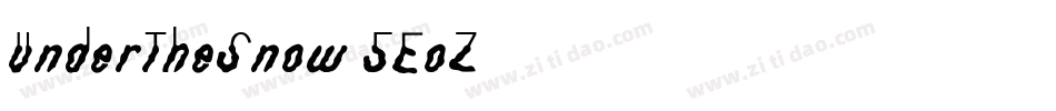 UnderTheSnow-5EoZ字体转换