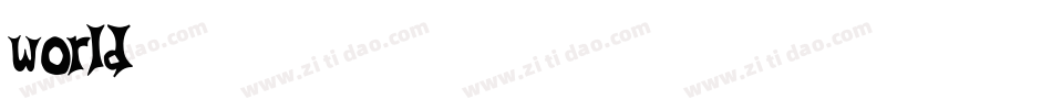 world字体字体转换