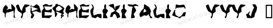 HyperHelixItalic-9YYyj字体转换