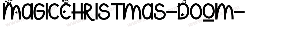 MagicChristmas-Doqm字体转换