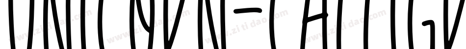 Unicorn-Calligraphy字体转换
