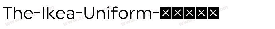 The-Ikea-Uniform字体转换