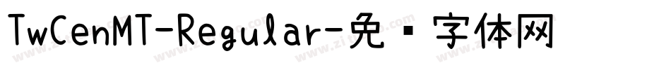 TwCenMT-Regular字体转换