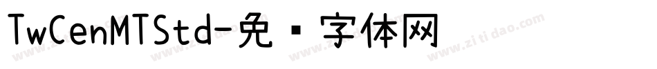 TwCenMTStd字体转换