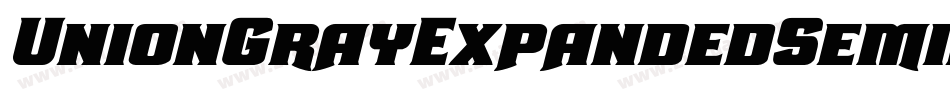 UnionGrayExpandedSemiItalic-jwMM字体转换 UnionGrayExpandedSemiItalic-jwMM字体转换