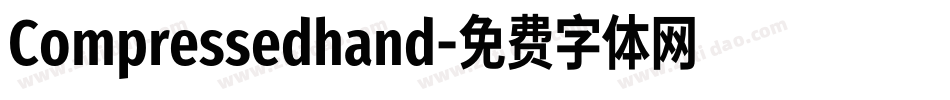 Compressedhand字体转换