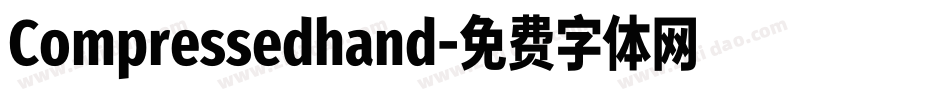 Compressedhand字体转换