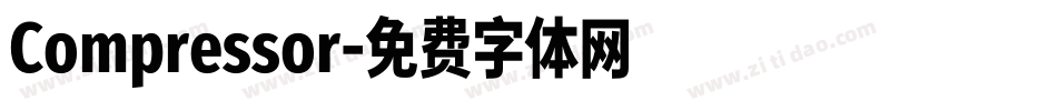 Compressor字体转换