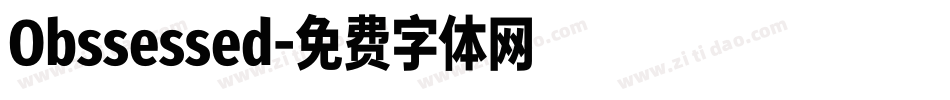 Obssessed字体转换
