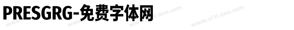 PRESGRG字体转换