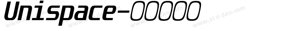 Unispace字体转换