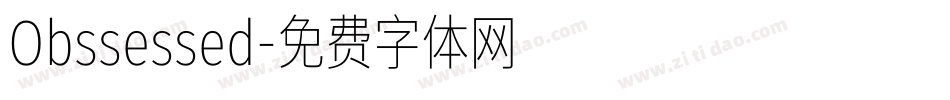 Obssessed字体转换