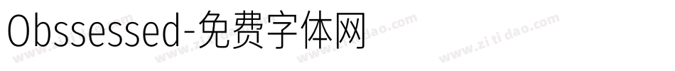 Obssessed字体转换