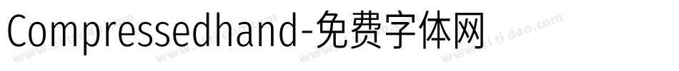 Compressedhand字体转换