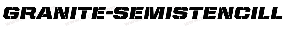 Granite-SemiStencilLight字体转换