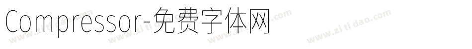 Compressor字体转换