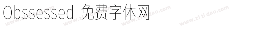 Obssessed字体转换