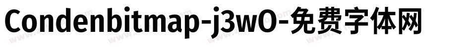 Condenbitmap-j3wO字体转换
