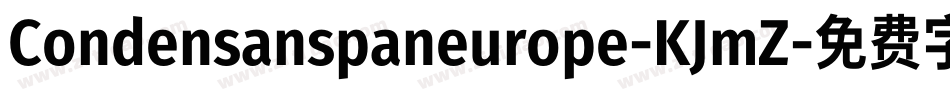 Condensanspaneurope-KJmZ字体转换