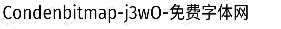 Condenbitmap-j3wO字体转换