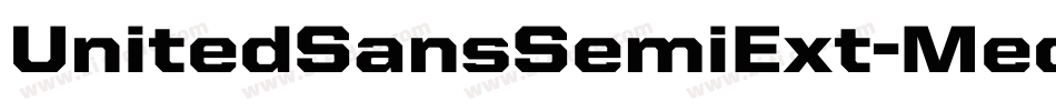 UnitedSansSemiExt-Medium字体转换