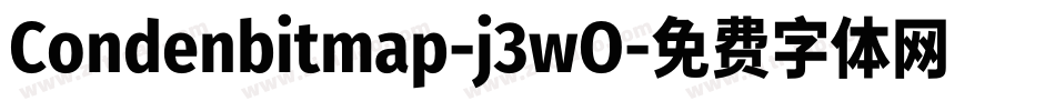 Condenbitmap-j3wO字体转换