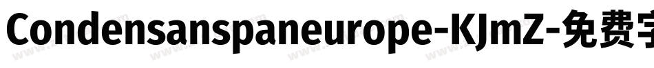 Condensanspaneurope-KJmZ字体转换