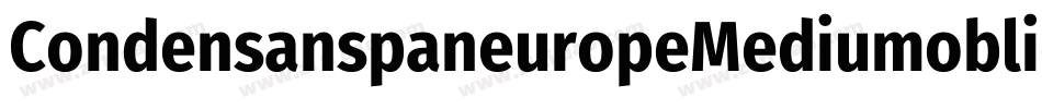 CondensanspaneuropeMediumoblique-vRzy字体转换