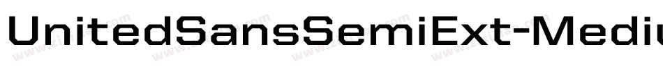 UnitedSansSemiExt-Medium字体转换