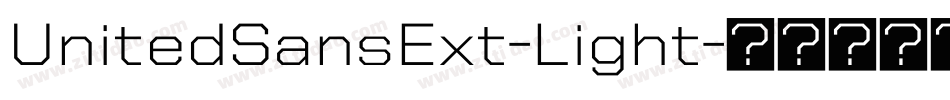 UnitedSansExt-Light字体转换