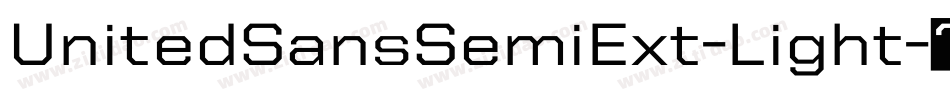 UnitedSansSemiExt-Light字体转换