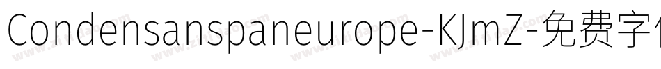 Condensanspaneurope-KJmZ字体转换