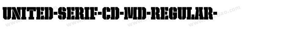 United-Serif-Cd-Md-Regular字体转换
