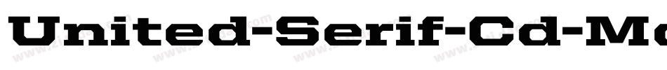 United-Serif-Cd-Md-Regular字体转换