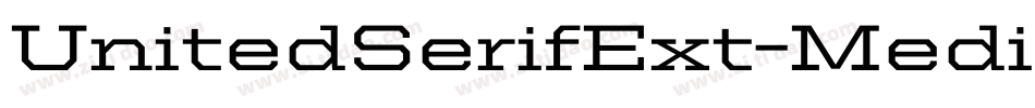 UnitedSerifExt-Medium字体转换