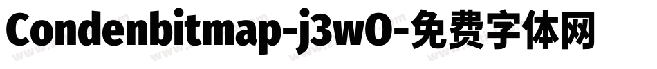 Condenbitmap-j3wO字体转换