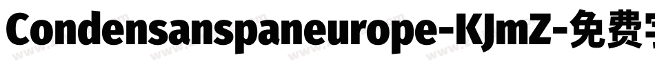Condensanspaneurope-KJmZ字体转换