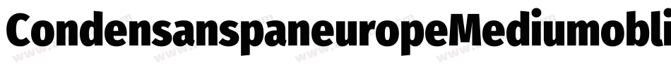 CondensanspaneuropeMediumoblique-vRzy字体转换