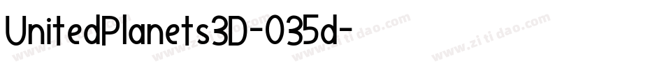 UnitedPlanets3D-035d字体转换