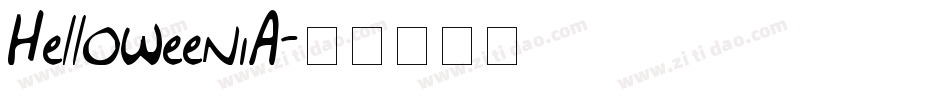 HelloweeniA字体转换