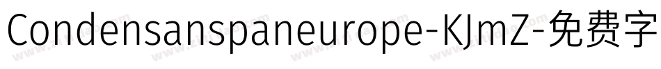 Condensanspaneurope-KJmZ字体转换