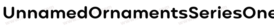 UnnamedOrnamentsSeriesOne-K2rp字体转换