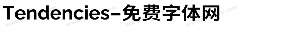 Tendencies字体转换