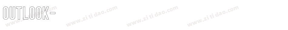 outlook字体转换