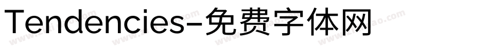 Tendencies字体转换