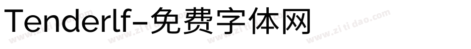 Tenderlf字体转换