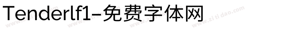 Tenderlf1字体转换