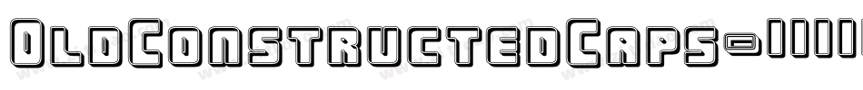 OldConstructedCaps字体转换